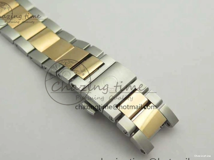 0106 Thermal Speedmaster ’57 Co-Axial SS RG OMF 1:1 Best Edition White Dial On SS RG Bracelet A9300 (Free Leather Strap) 8074